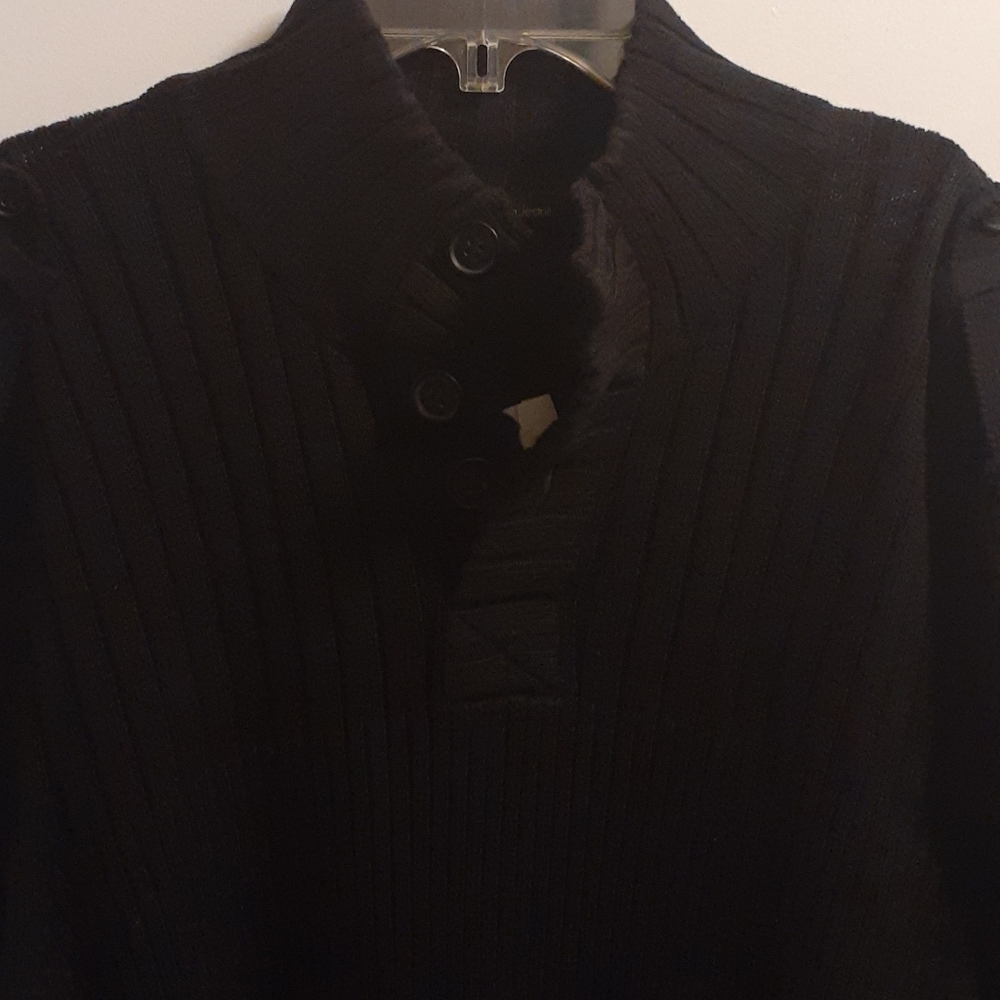 Men Calvin Klein Ribbed Long Sleeve Sweater - Picture 3 of 5